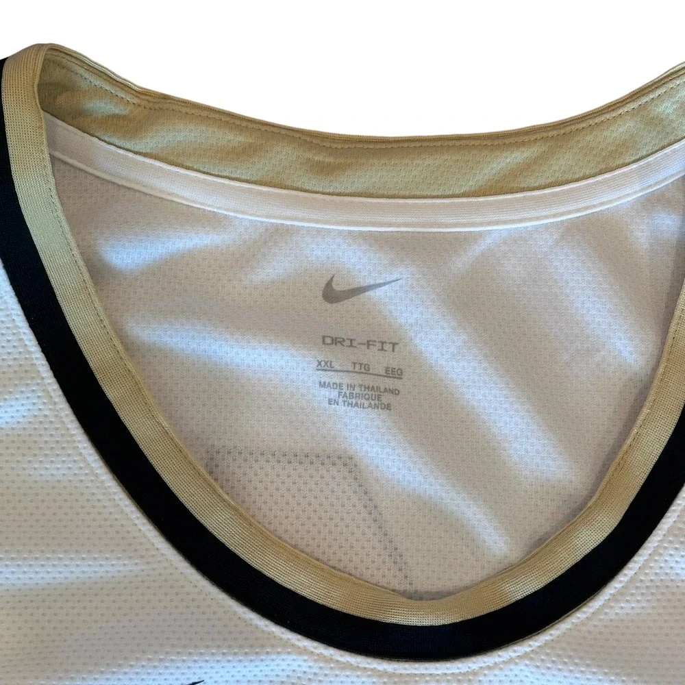 Colorado Buffaloes Nike Basketball Jersey Mens 2XL White Buffs 4 Dri-FIT *NEW*